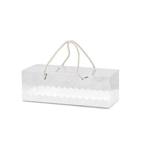 Caja de cartón plegable transparente S 6.5*6.5*18.5cm 6pcs