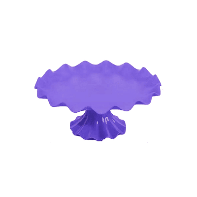 Soporte para torta superficie ondulada morado 7*17cm