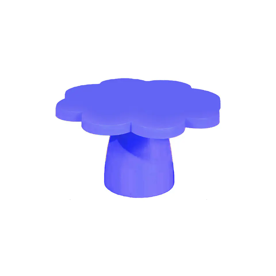 Soporte para torta superficie flor azul medio 10*25cm 1