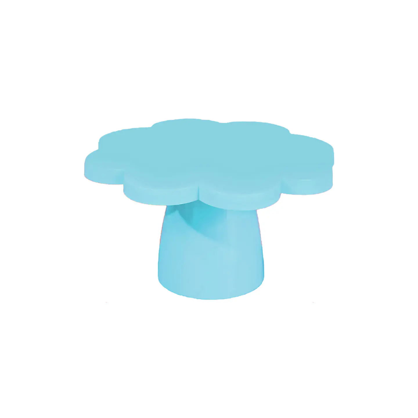Soporte para torta superficie flor celeste 10*25cm 1
