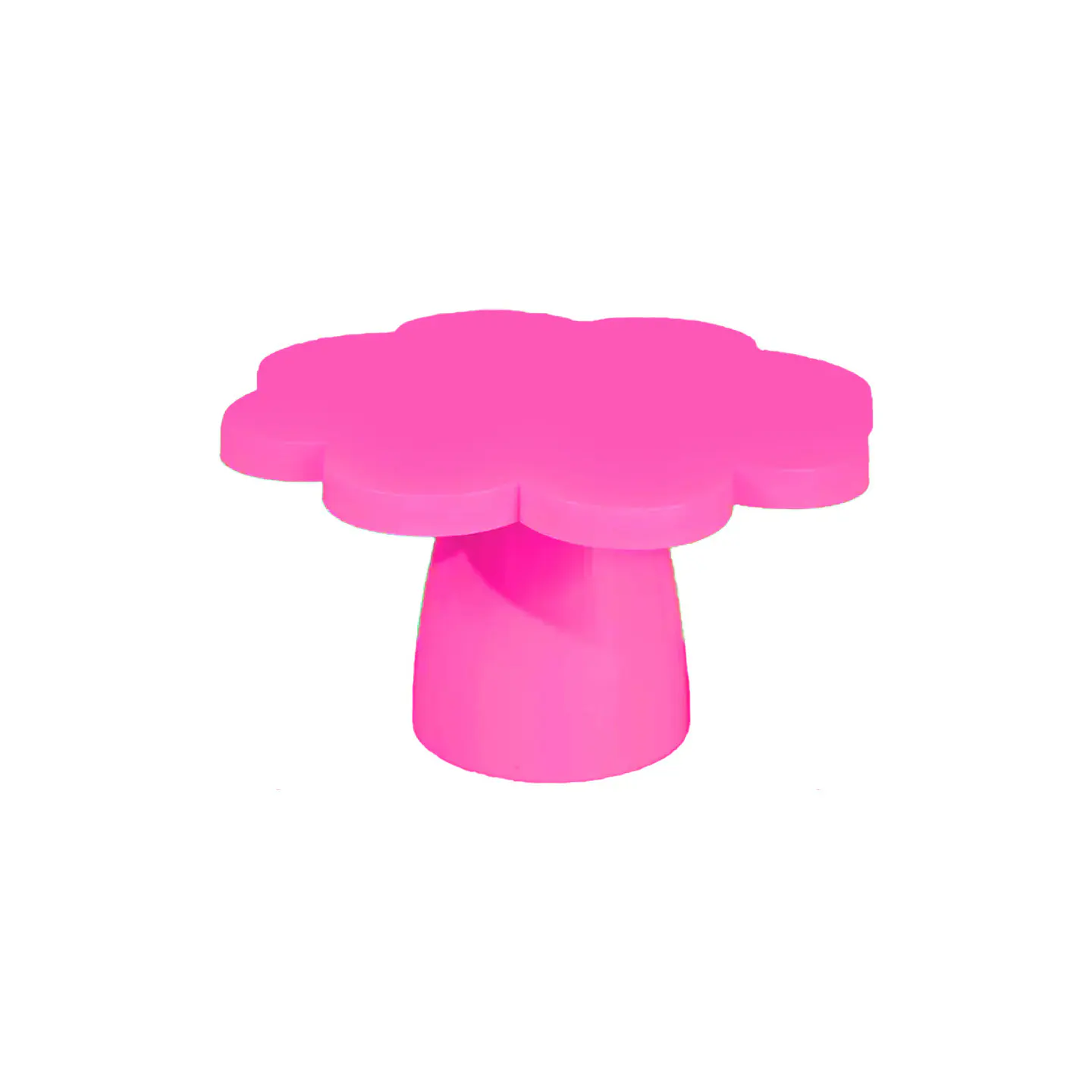 Soporte para torta superficie flor fucsia fluorescente 10*25cm 1