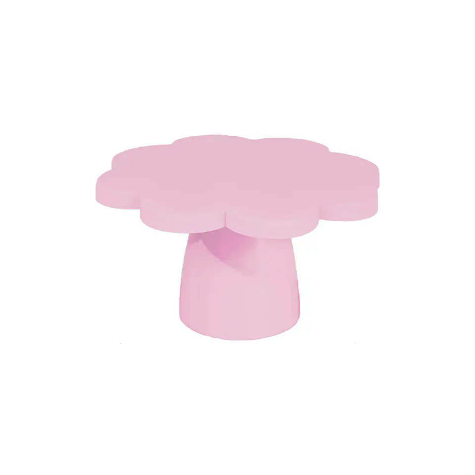 Soporte para torta superficie flor rosado claro 10*25cm 1