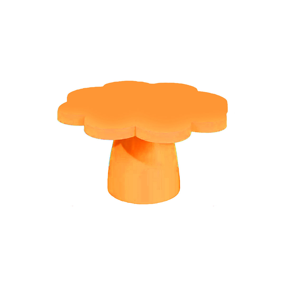 Soporte para torta superficie flor amarillo naranja 10*25cm