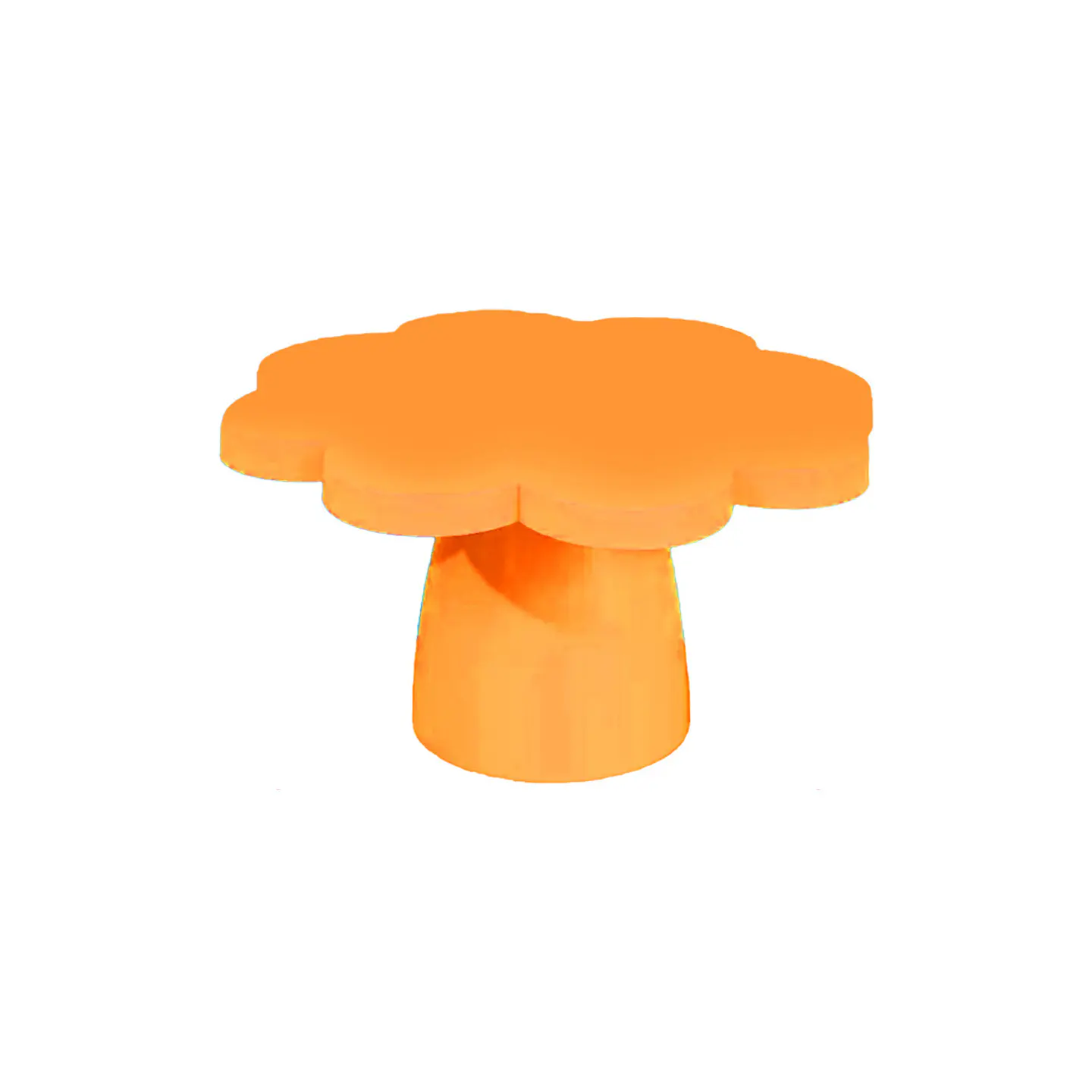 Soporte para torta superficie flor amarillo naranja 10*25cm 1