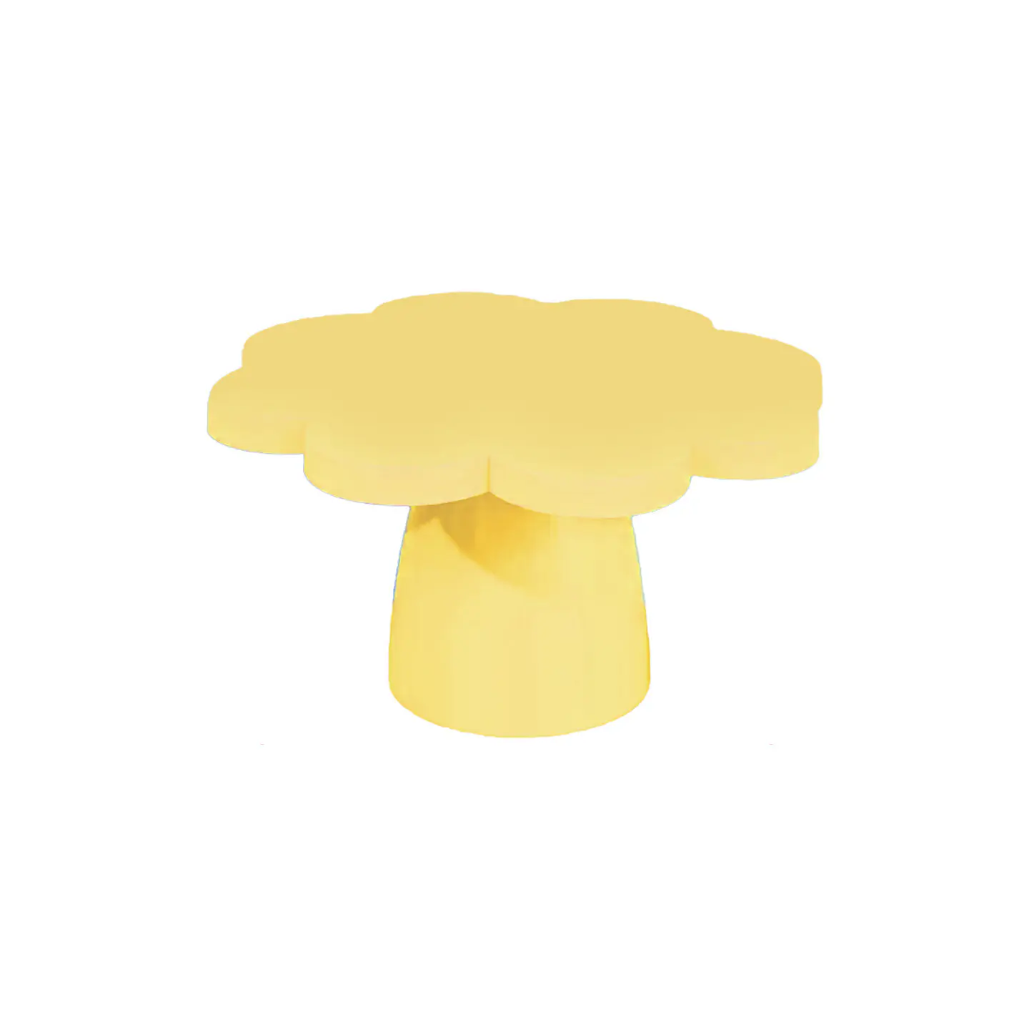 Soporte para torta superficie flor amarillo brillante 10*25cm 1
