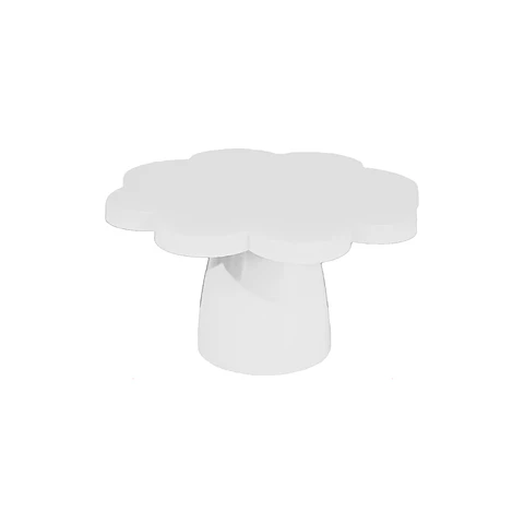 Soporte para torta superficie flor blanco 10*25cm
