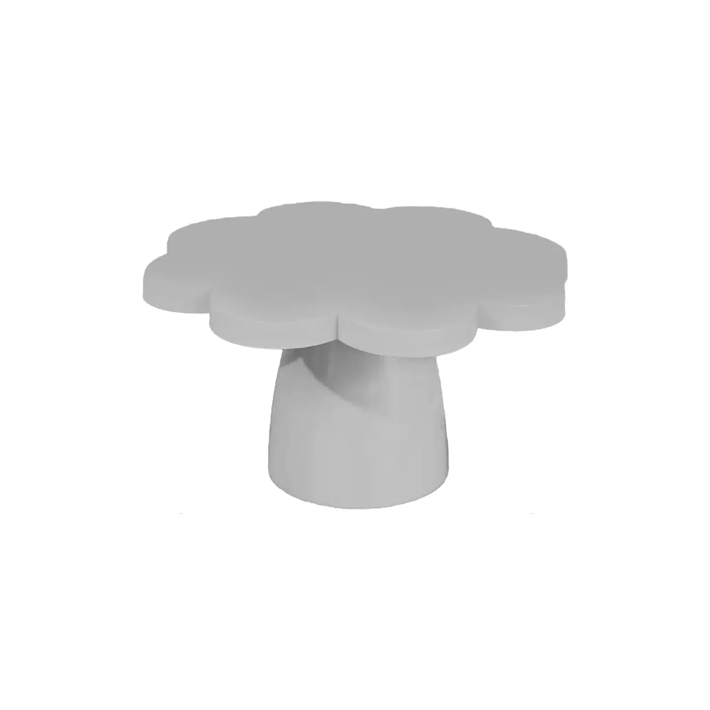 Soporte para torta superficie flor plateado 10*25cm 1