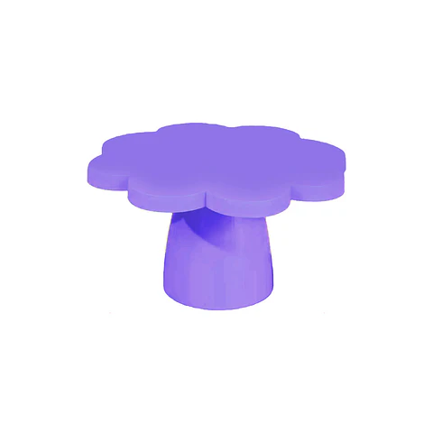 Soporte para torta superficie flor morado 10*25cm