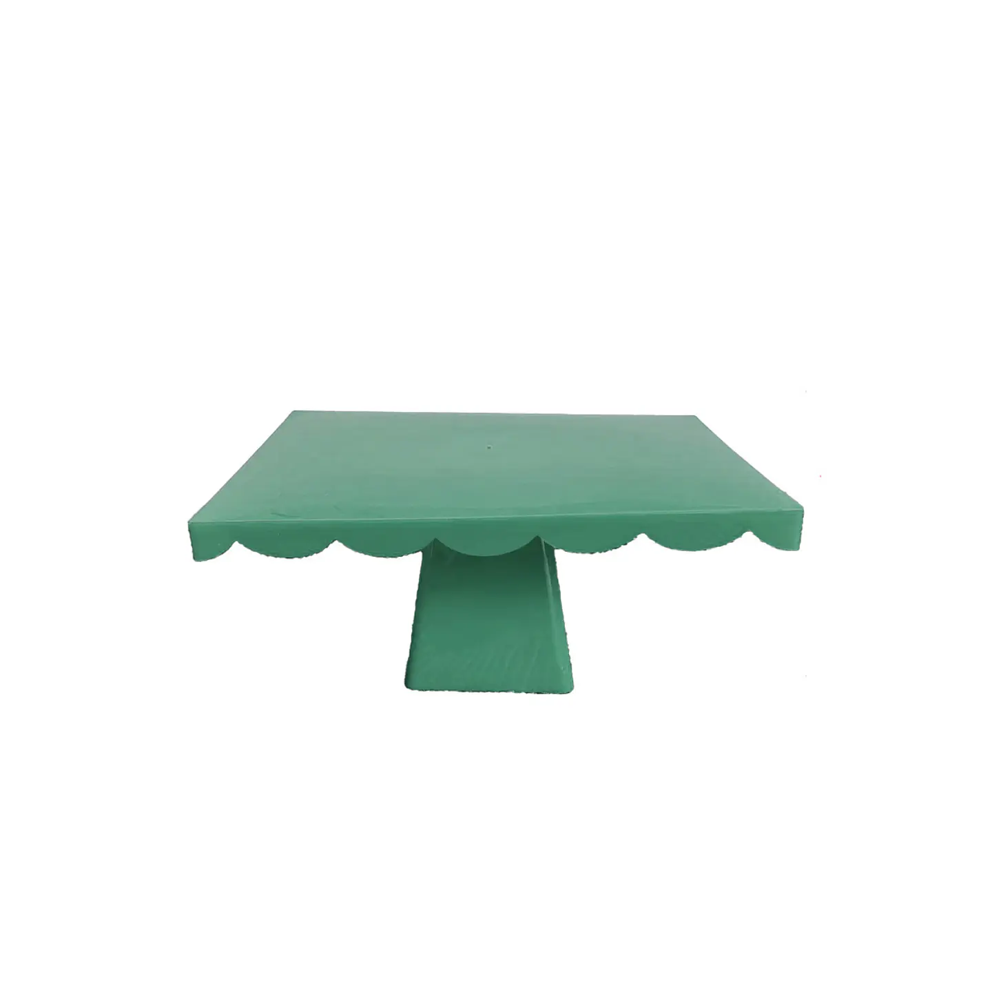 Soporte para torta superficie rectangular verde oscuro 12*20*28cm 1