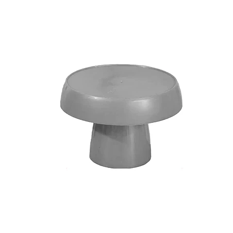Soporte para torta superficie redonda plateado 15*19cm