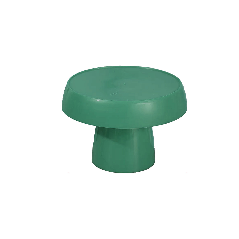 Soporte para torta superficie redonda verde oscuro 15*19cm
