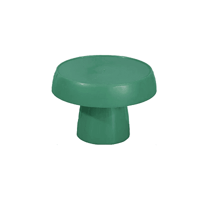 Soporte para torta superficie redonda verde oscuro 15*19cm