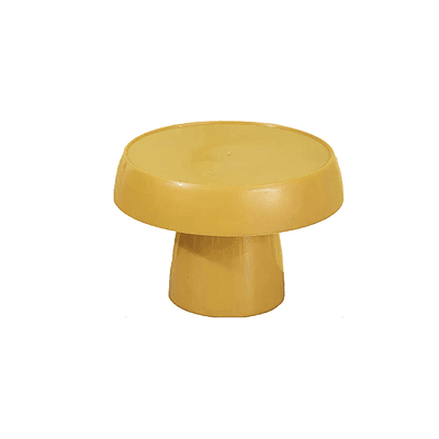 Soporte para torta superficie redonda dorado 15*19cm