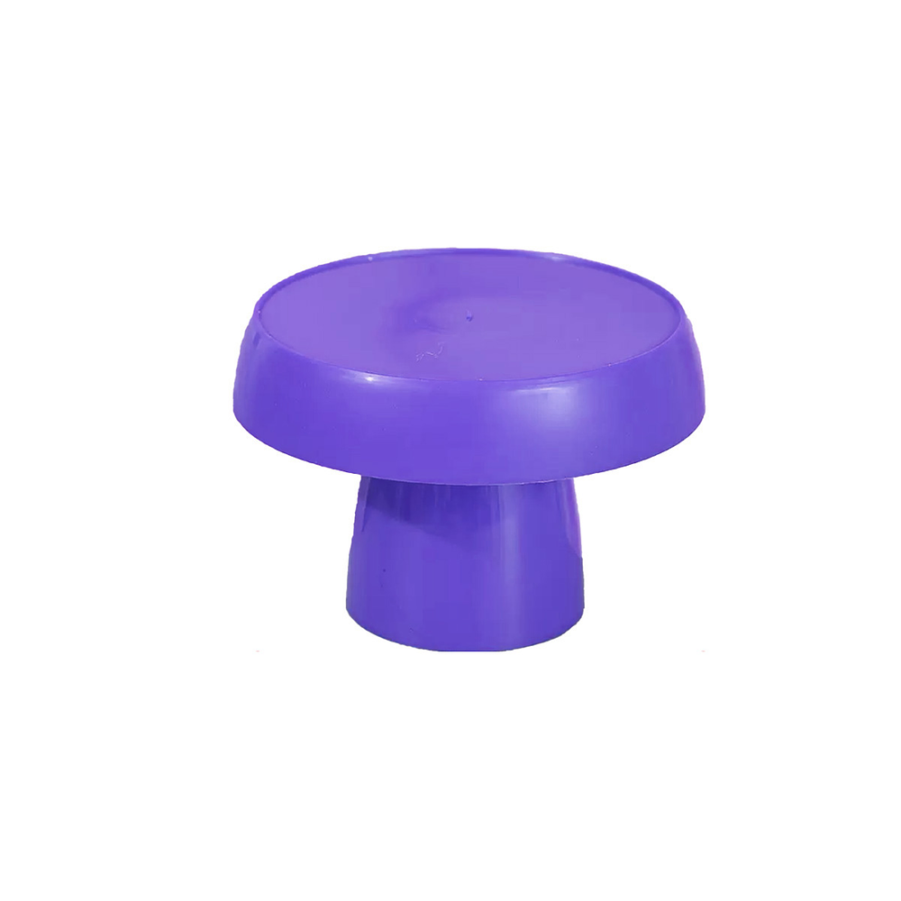 Soporte para torta superficie redonda morado 15*19cm