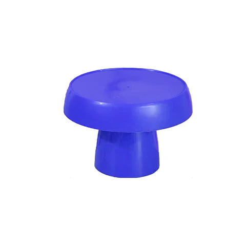 Soporte para torta superficie redonda azul medio 15*19cm