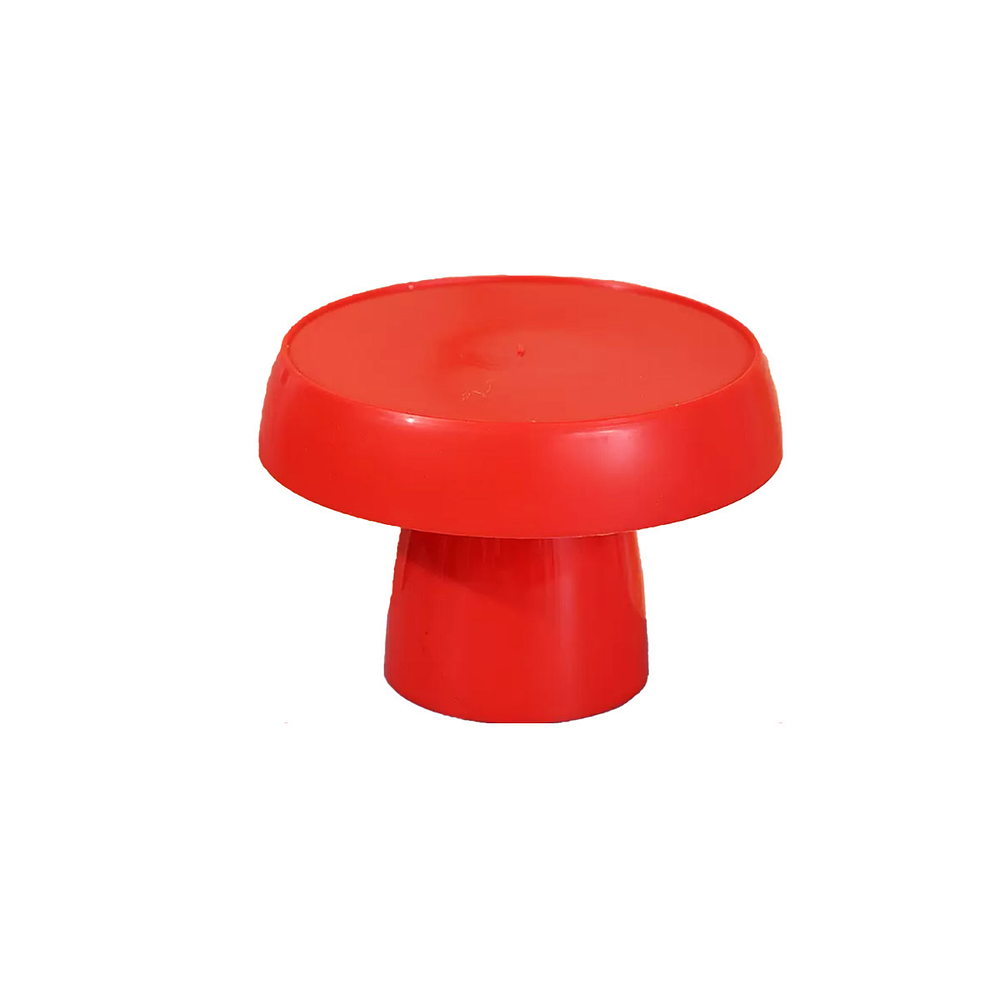 Soporte para torta superficie redonda rojo intenso 15*19cm