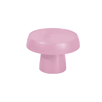 Soporte para torta superficie redonda rosado claro 15*19cm