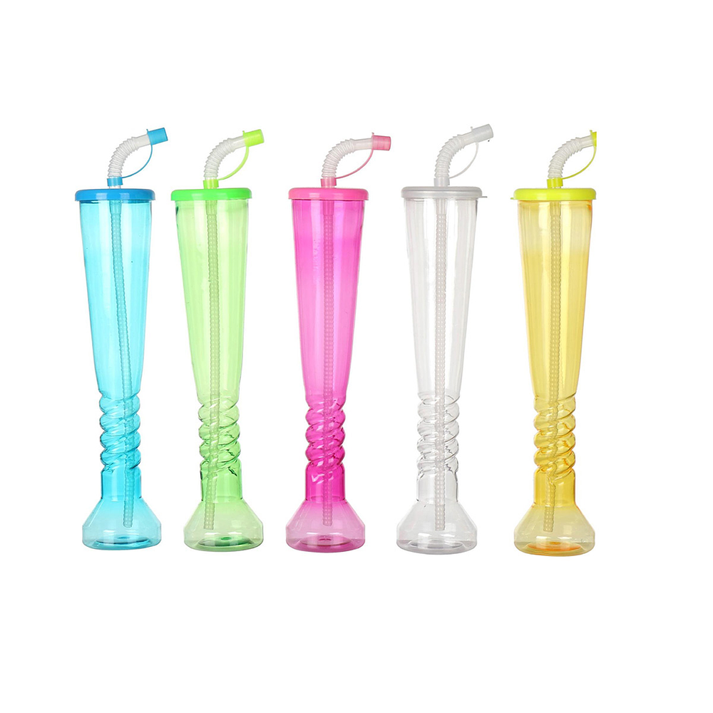 Botella con bombilla tapa tipo antorcha 500ml Color Aleatorio