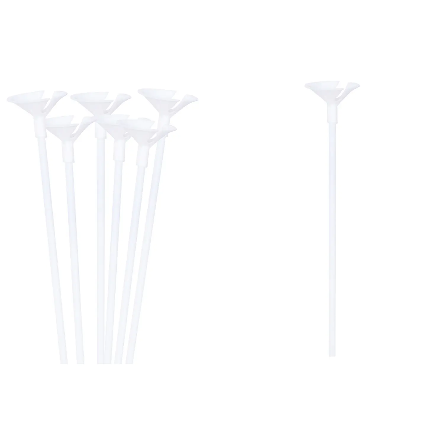 Varillas para globos blanca 42cm 50pcs 1