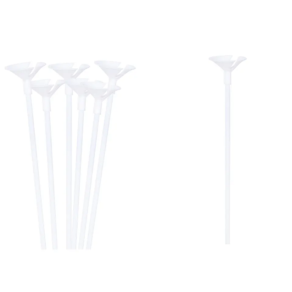Varillas para globos blanca 42cm 50pcs 1