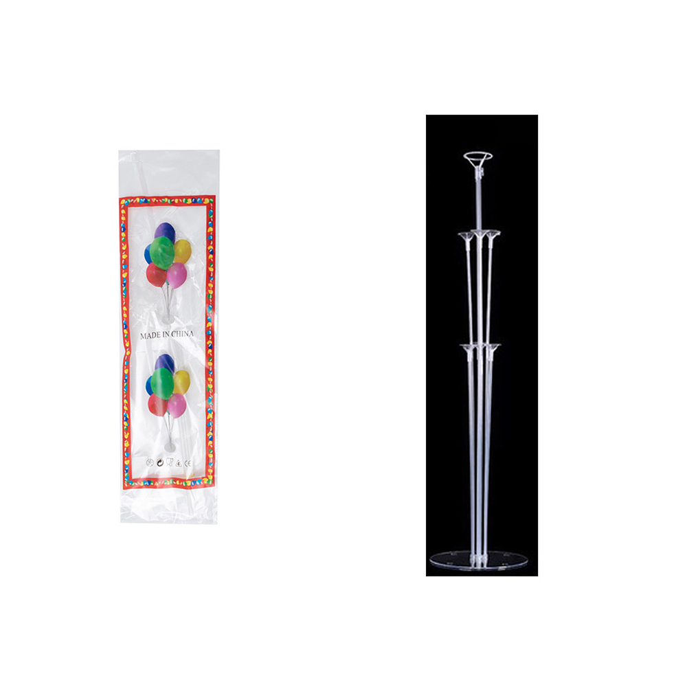 Soporte de globos con 7 varillas 70*19cm