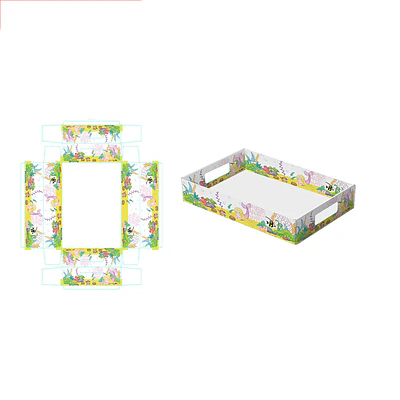 Caja de regalo plegable diseño sirena 32*22*7cm 6pcs