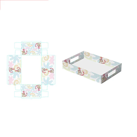 Caja de regalo plegable diseño oso 32*22*7cm 6pcs