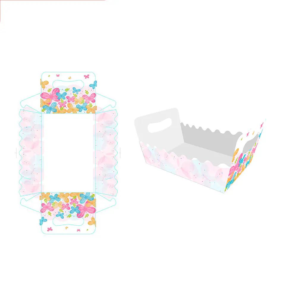 Caja de regalo plegable diseño mariposa 19*13*10cm 6pcs