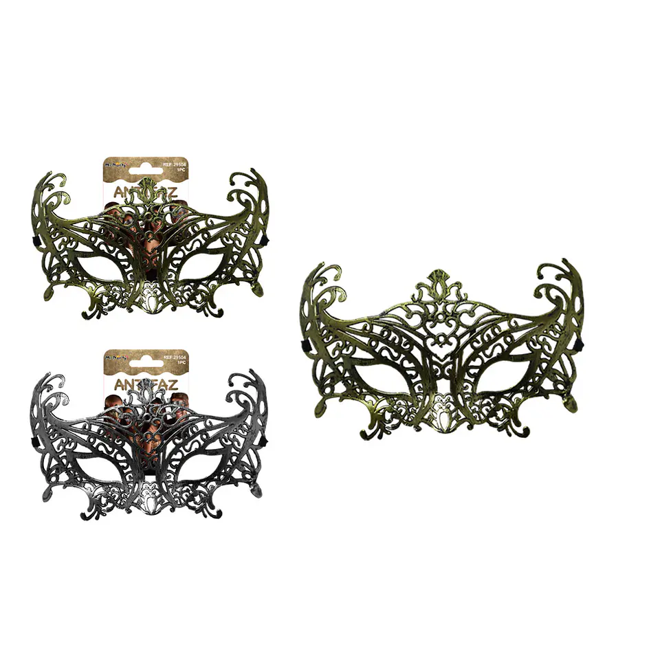 Antifaz de fiesta águila bronce antiguo 12.3*20.8cm Color Aleatorio 1