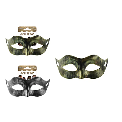 Antifaz de fiesta bella sin punta bronce antiguo 8*17cm Color Aleatorio