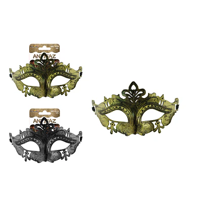 Antifaz de fiesta pequeña hada bronce antiguo 9*15cm Color Aleatorio