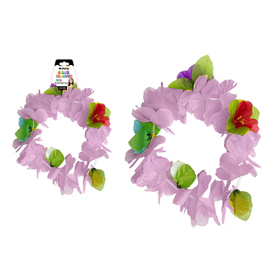 Cintillo hawaina rosado