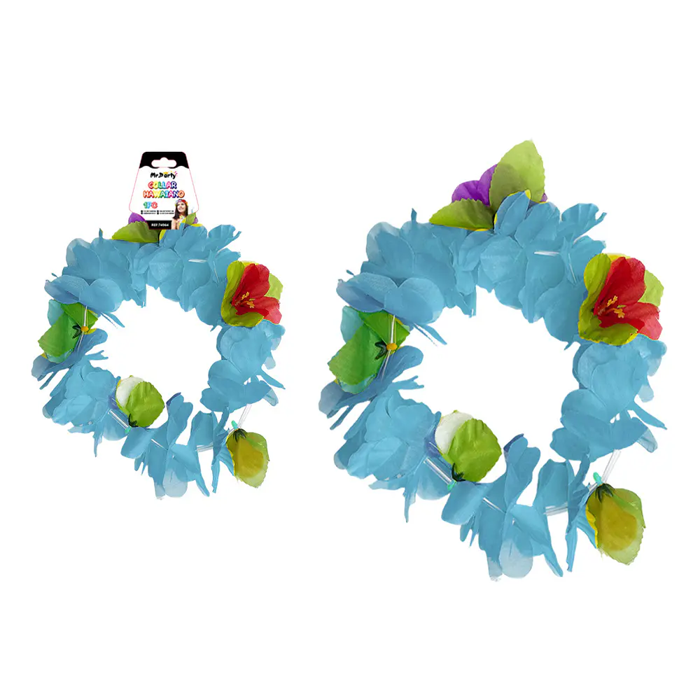 Cintillo hawaina azul