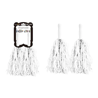 Pompones cheerleading color macaron blanco 30g*2pcs