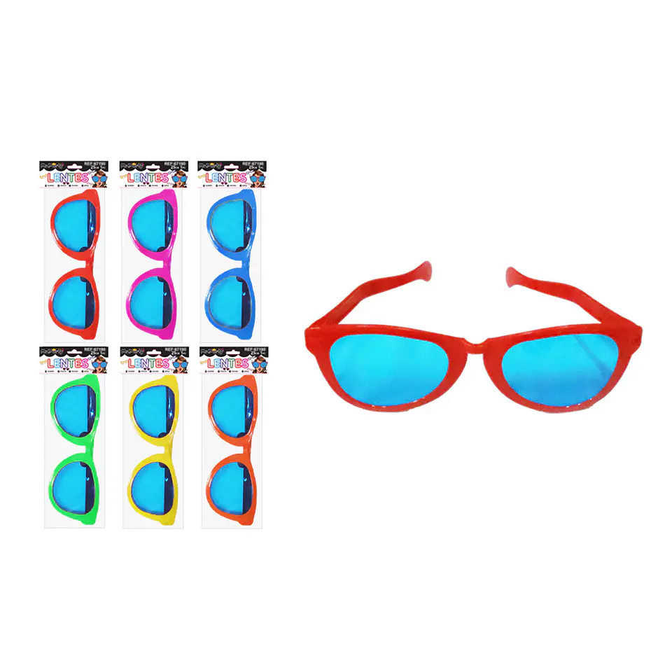 Lentes de fiesta forma redonda Color Aleatorio 1