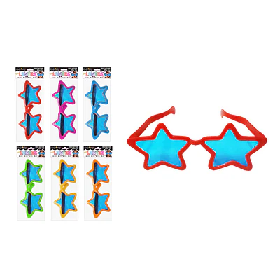 Lentes de fiesta forma estrella Color Aleatorio