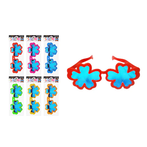 Lentes de fiesta forma flor Color Aleatorio