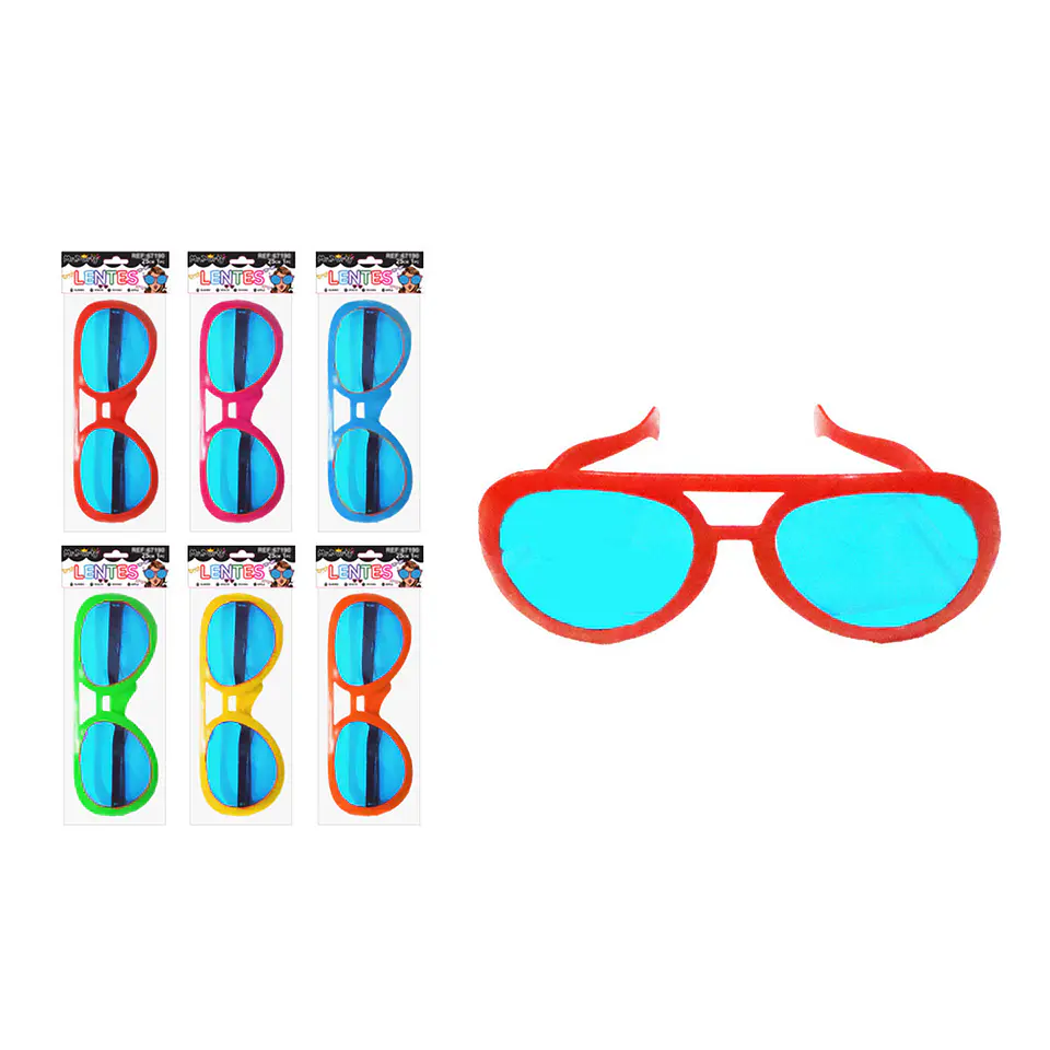 Lentes de fiesta forma redonda Color Aleatorio 1