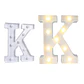 Letra K con luz led 22cm - Miniatura 2