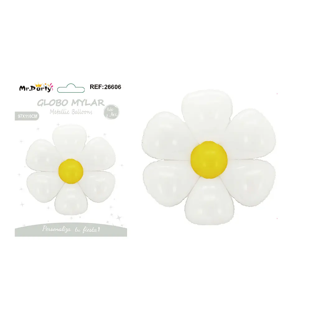 Globo metálico margarita 97*110cm