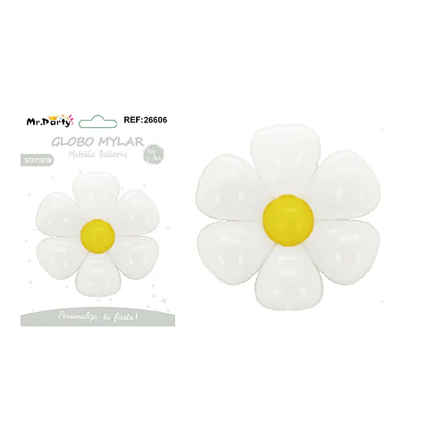 Globo metálico margarita 97*110cm