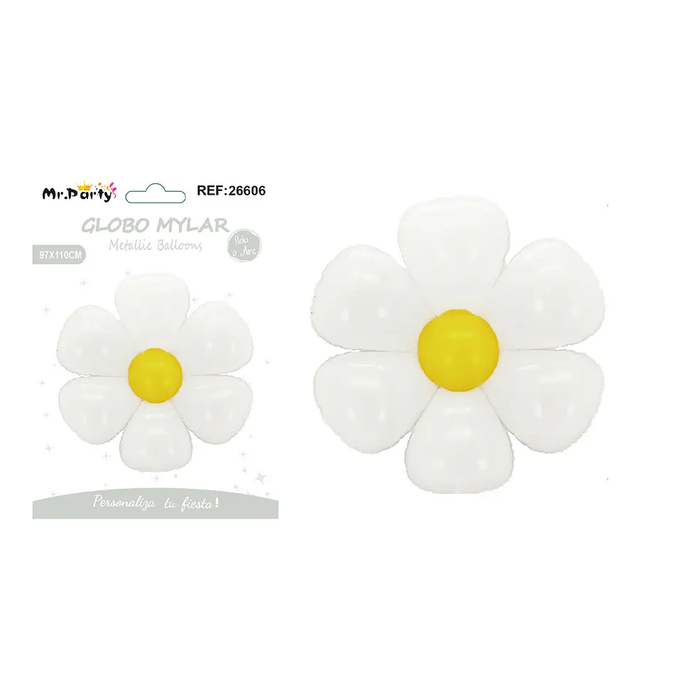 Globo metálico margarita 97*110cm 1