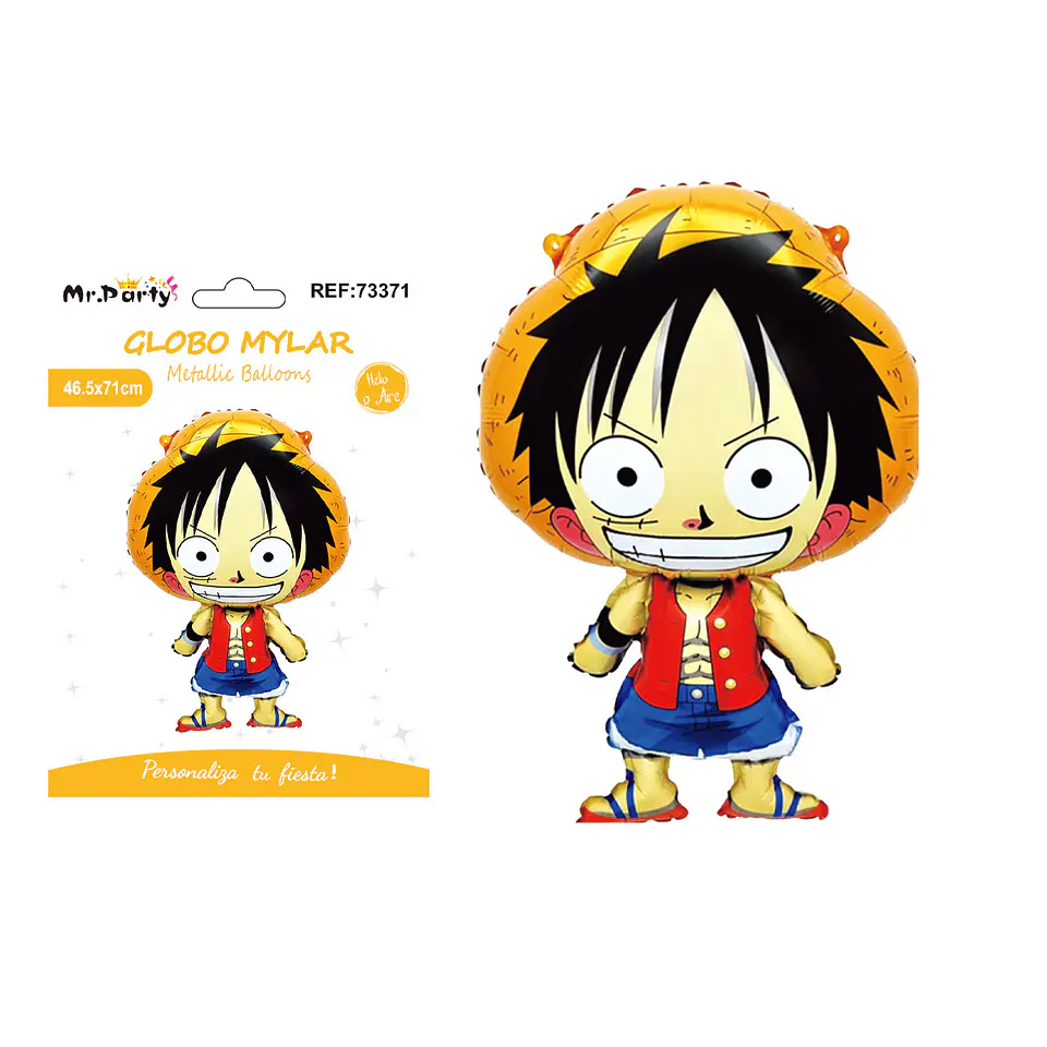 Globo metálico One Piece Luffy 46.5*71cm 1