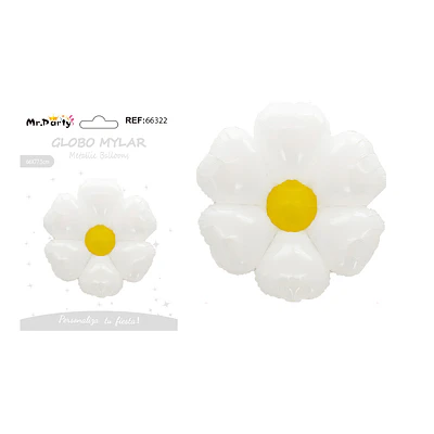 Globo metalizado margarita mediana 77.5*66cm