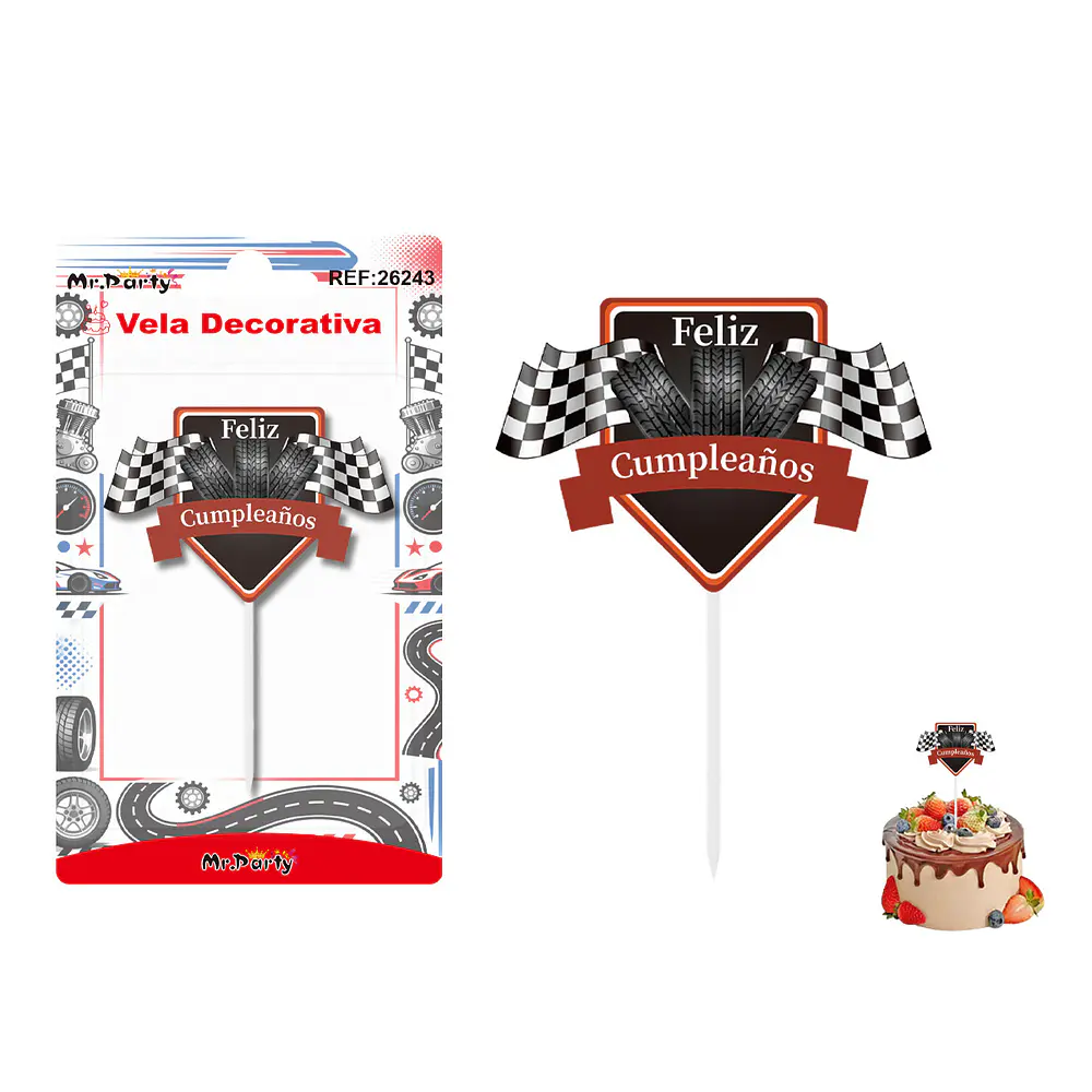 Vela decorativa de neumático 6.5*4.3cm