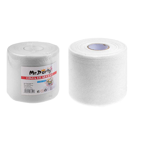Rollo de tul decorativo blanco 10cm*100m