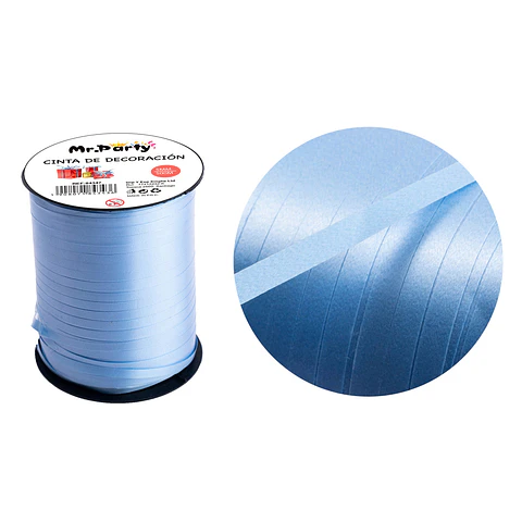 Cinta de regalo 5mm*500m azul