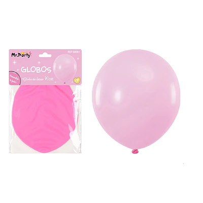 Globos de látex rosa mate 90cm
