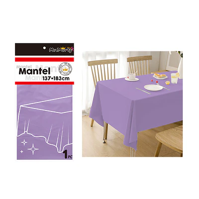 Mantel PE plástico lila 137*183cm