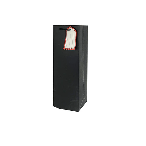 Bolsa de regalo para vino negra 36*12.5*8.5cm 12pcs